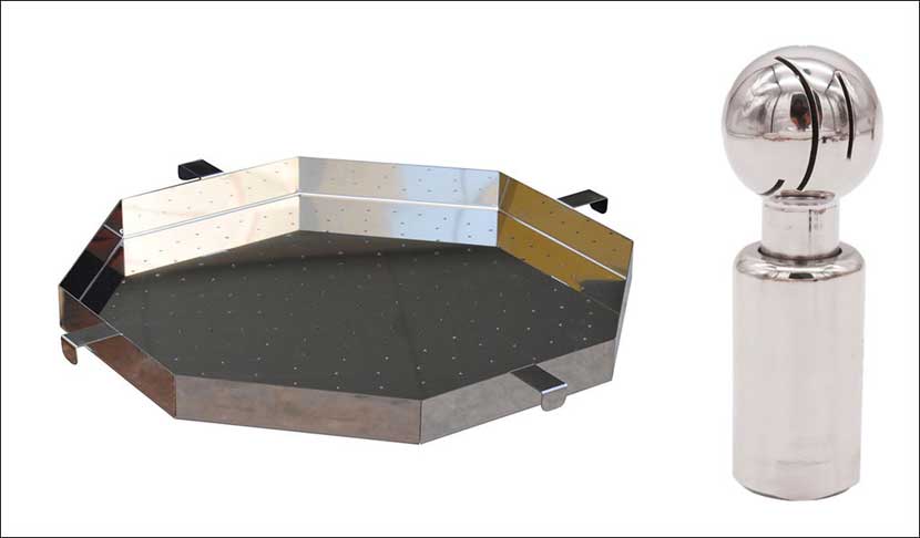 Diffusori in acciaio per Flying Sparging