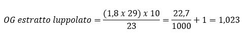 Calcolare ila quantità di fermentabile da aggiungere alla birra in kit