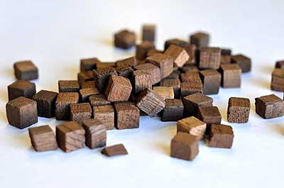 Oak Chips utilizzate per simulare invecchiamento della birra