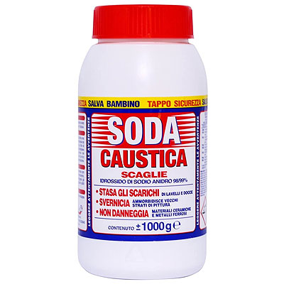 Sanitizzante per homebrewing Soda Caustica